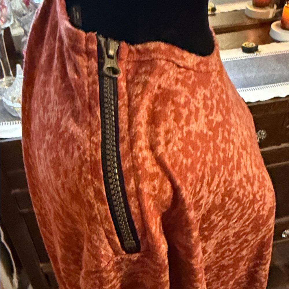 Buffalo David Bitton Brick Red Textured Tee - Picture 3 of 5